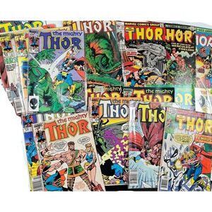 Marvel The Mighty Thor 18 Comic Lot Various Vintage King-Size Annual #7